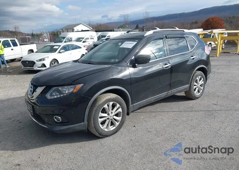 2016 Nissan Rogue Sv from USA, damaged, VIN KNMAT2MV3GP698974